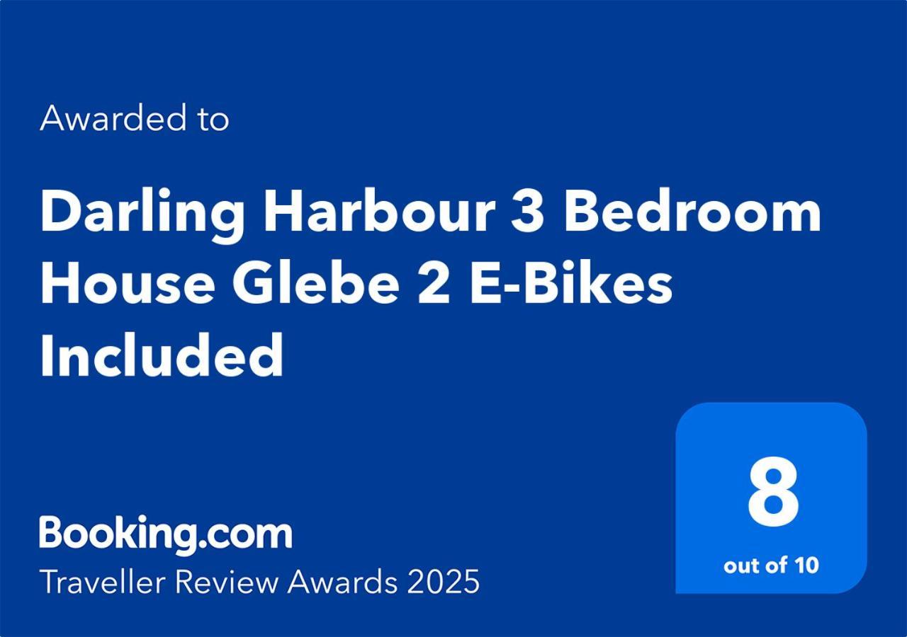Darling Harbour 3 Bedroom House Glebe 2 E-Bikes Included Сідней Екстер'єр фото